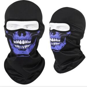Tactical Skull Ghost Printed Full Face Mask Balaclava Halloween Ski Motorcycle